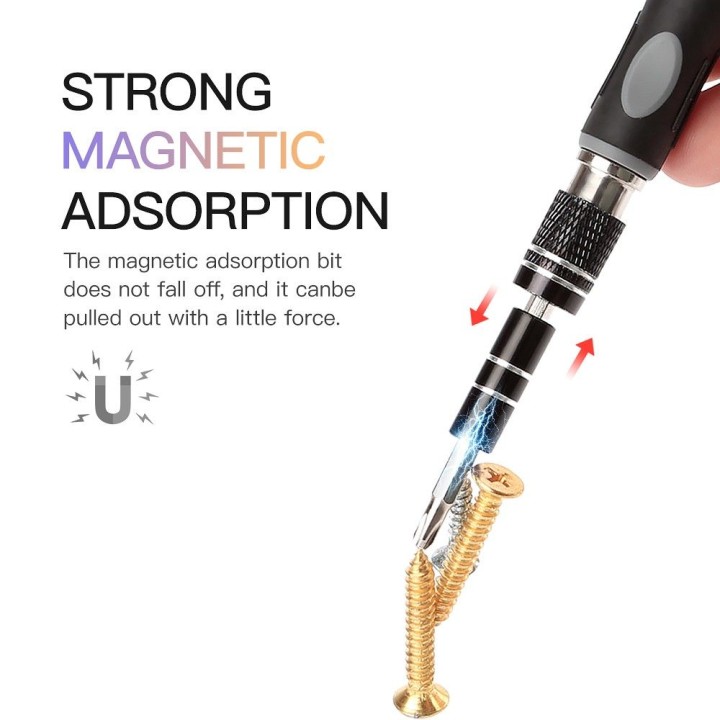UF-TOOLS - precision screwdriver with interchangeable bits 32-in-1