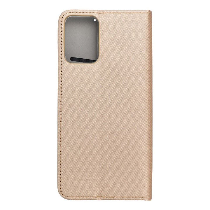 Чехол с клапаном для Motorola G24 Smart Case Book золотой