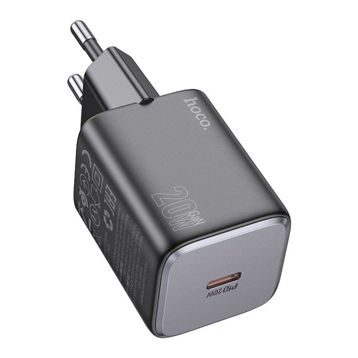 Сетевое зарядное устройство для телефона Hoco USB C QC PD 20W N40 черное