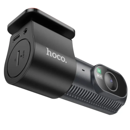 Kamera samochodowa Hoco z wyświetlaczem 1,47" 2K + kamera tylna 720P/25fps DV8 czarna