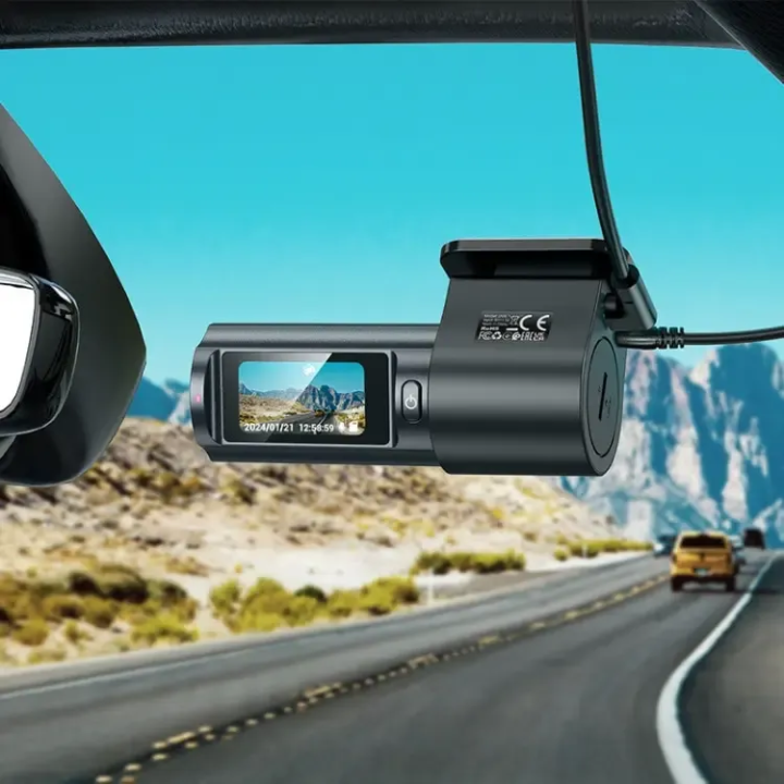 Car camera Hoco with display 1,47" 2K + rear camera 720P/25fps DV8 black
