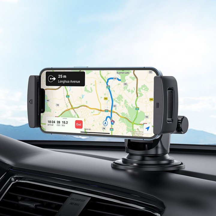 Universal car phone holder Hoco for windscreen / dashboard CA120 black