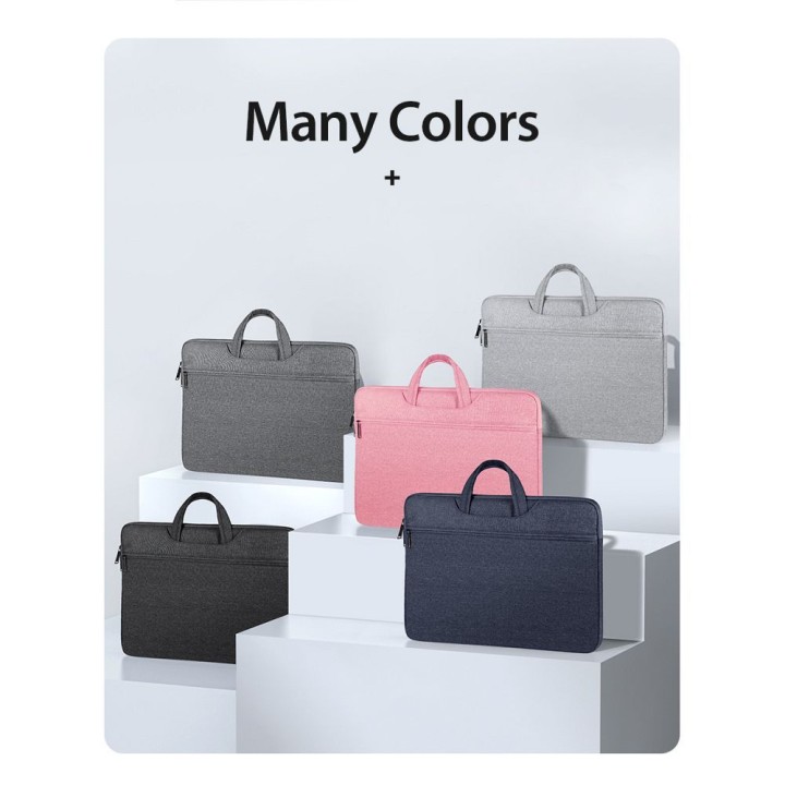 DUX DUCIS torba LBTC na laptop 13-13,9" Horizontal Handbag ciemno szary