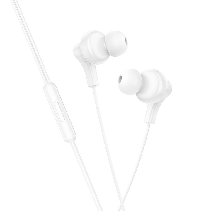 Wired in-ear headphones USB C Hoco M114 white