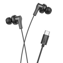 Дротові навушники-вкладиші USB C Hoco M114 чорні
