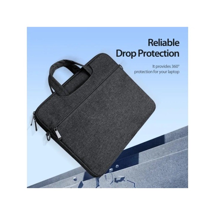 DUX DUCIS case LBJB for a laptop 15.5-16" Shoulder Bag black