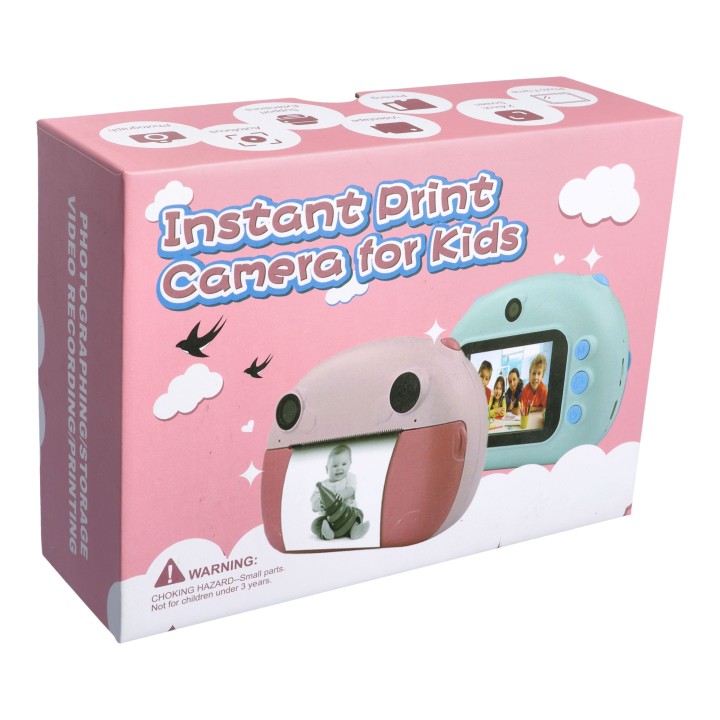 Children's camera with printer KDC-0013B pink