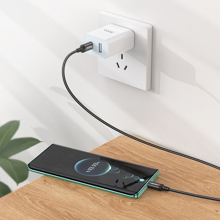 Kabel USB C do USB C Hoco PD 3A 60W 3 m X91 czarny