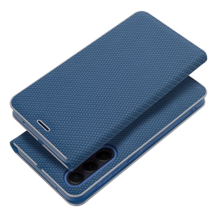 Flip case for Samsung A20e Luna Book Carbon blue