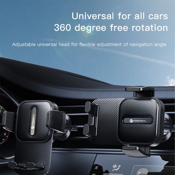 Universal car phone holder Forcell F-Grip Guardian AV for the air vent black