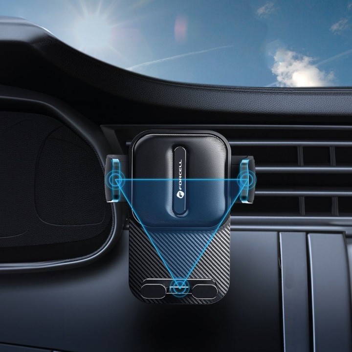 Universal car phone holder Forcell F-Grip Guardian AV for the air vent black