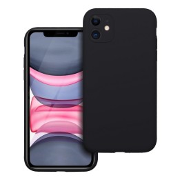 Чехол для iPhone 11 Silicone 2mm (camera protection) черный