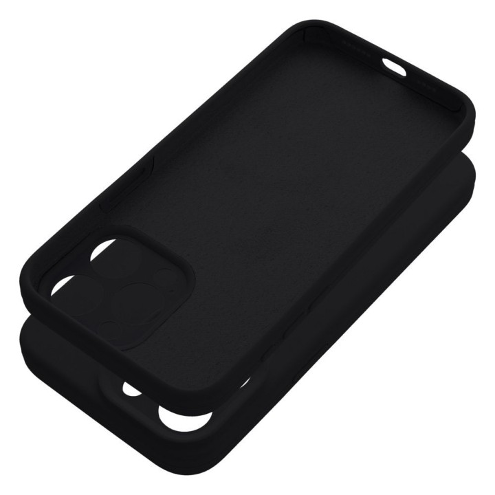 Чехол для iPhone 15 PRO MAX Silicone 2mm (camera protection) черный