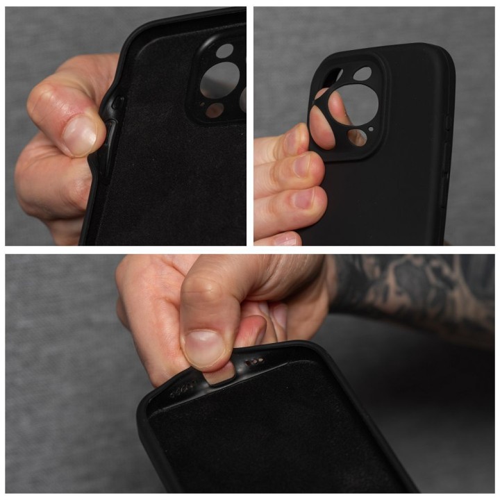Чехол для iPhone 11 Silicone 2mm (camera protection) черный