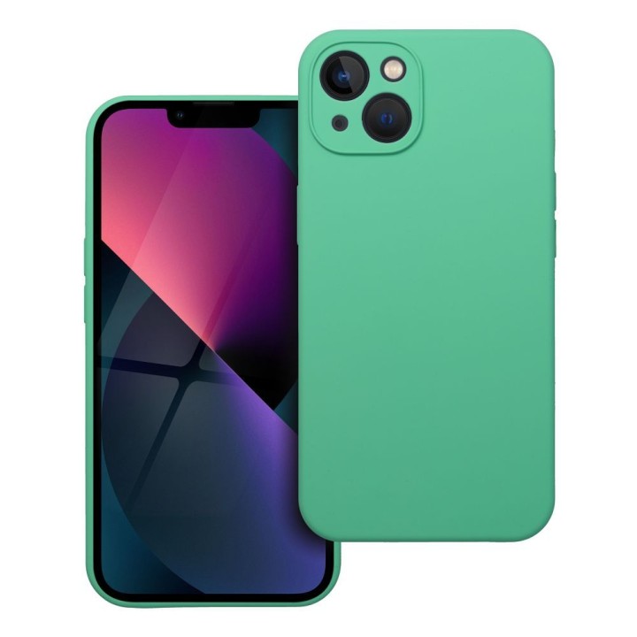 Case for iPhone 13 Silicone 2mm (camera protection) mint