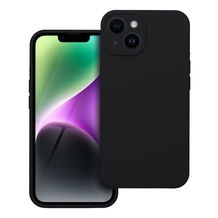 Чохол для iPhone 14 Silicone 2mm (camera protection) чорний