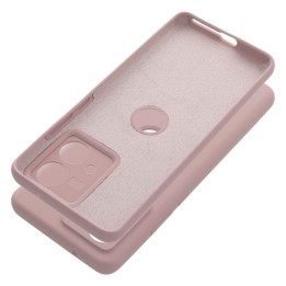 Etui na Motorola EDGE 40 NEO Silicone 2mm (camera protection) pudrowy róż