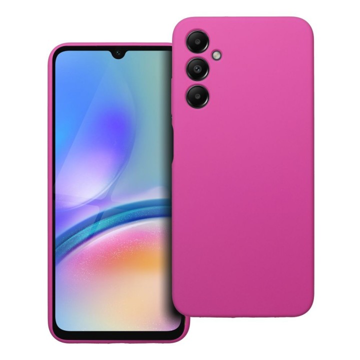 Чохол для Samsung A05S Silicone 2mm (camera protection) рожевий