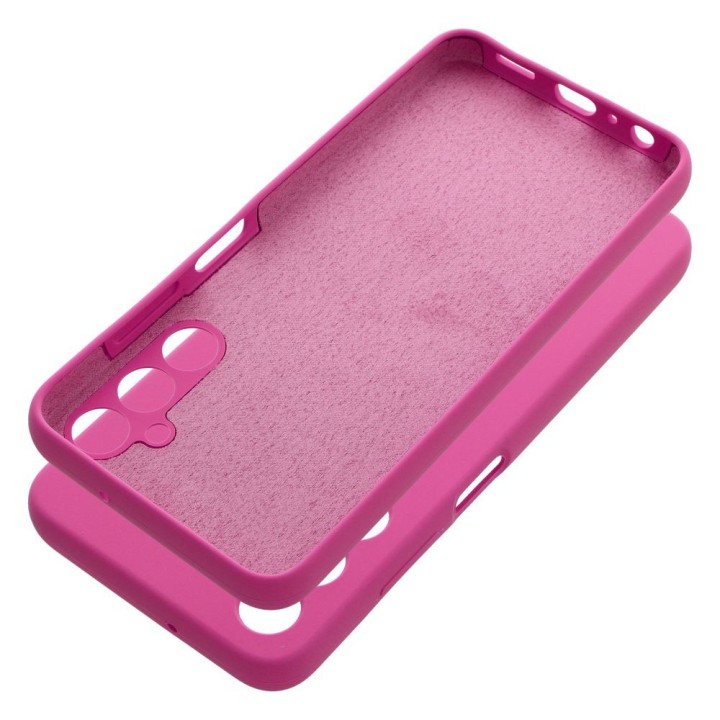 Case for Samsung A05S Silicone 2mm (camera protection) pink