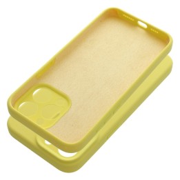 Etui na iPhone 15 PRO MAX Silicone 2mm (camera protection) zółte