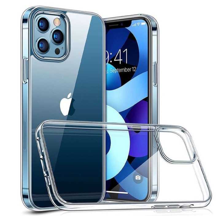 Case for iPhone 12 PRO MAX Back Case Ultra Slim 0,5 mm transparent