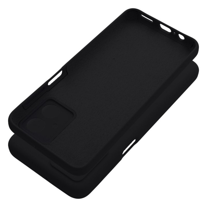 Чехол для Motorola G54 5G Silicone 2mm (camera protection) черный