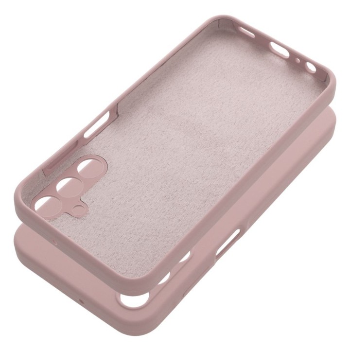 Чохол для Samsung A15 5G / A15 4G Silicone 2mm пудрово-рожевий