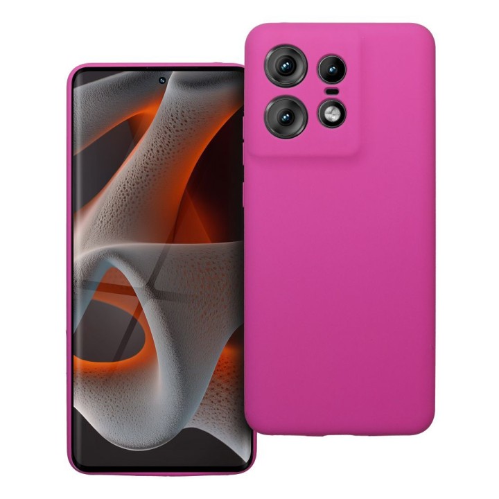 Case for Motorola EDGE 50 PRO Silicone 2mm (camera protection) pink