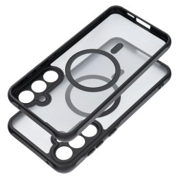 Чехол для Samsung A55 Full Matte Mag Cover совместимый с MagSafe черный