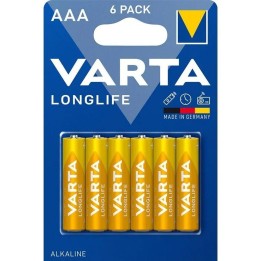 VARTA battery alkaline R3 (AAA) Longlife 6 pcs