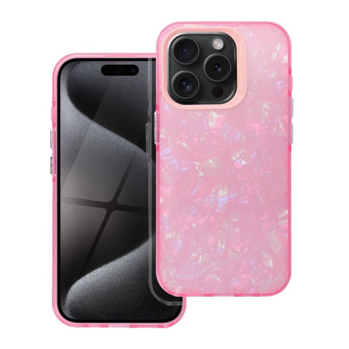 Etui na iPhone 13 Tutti Frutti różowe