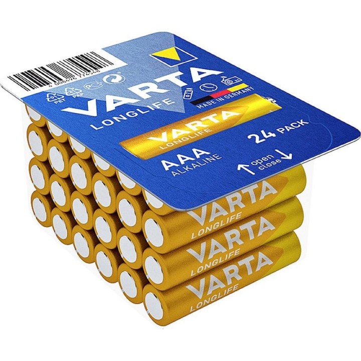 VARTA battery alkaline R3 (AAA) Longlife 24 pcs