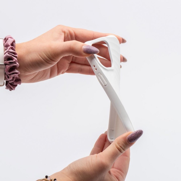 Чохол для iPhone 15 PRO Silicone Zephyr Mag Cover сумісний з MagSafe білий