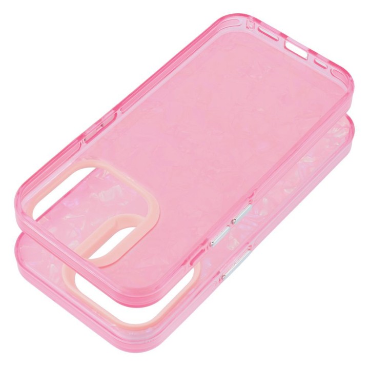 Etui na iPhone 13 Tutti Frutti różowe