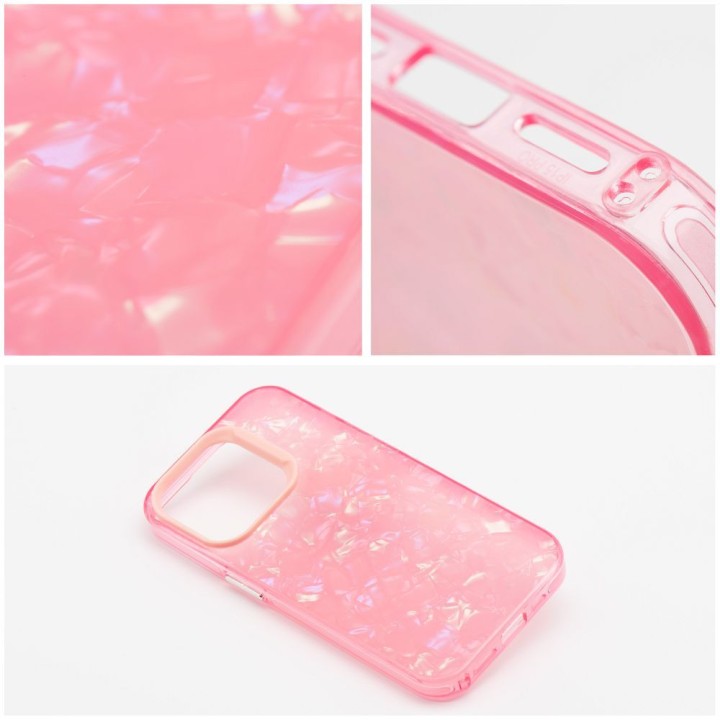 Чехол для iPhone 13 Tutti Frutti розовый