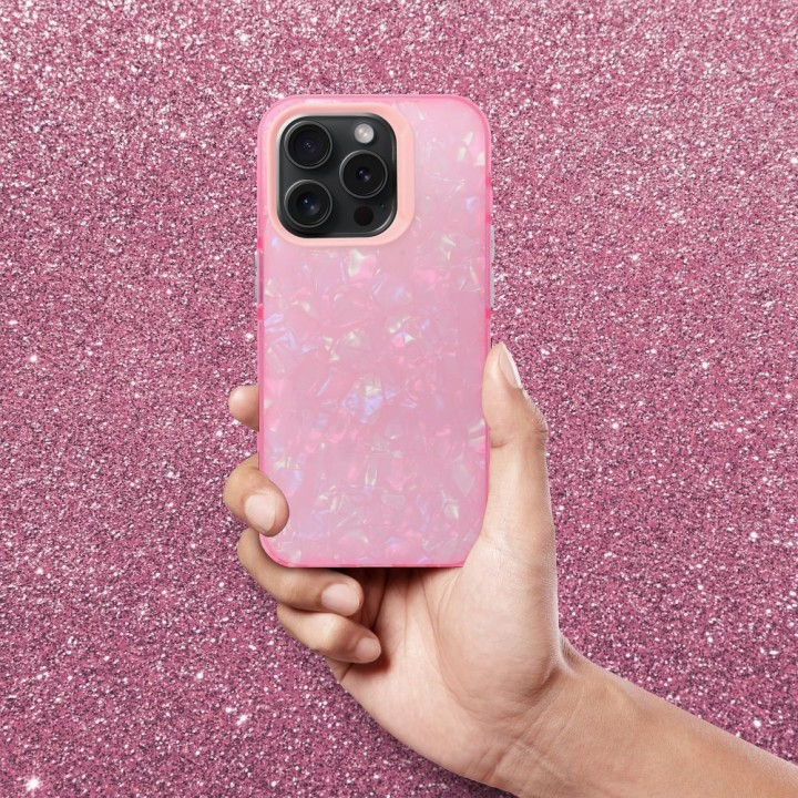 Чохол для iPhone 13 Tutti Frutti рожевий