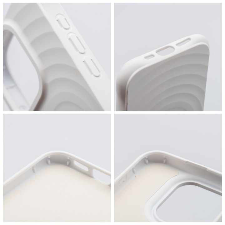 Чехол для iPhone 16 Silicone Zephyr Mag Cover совместимый с MagSafe белый