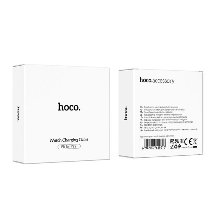 Kabel do ładowania smartwatcha Hoco 0,6 m Y22 czarny