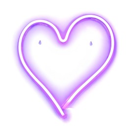 WALL NEON SIGN LED for USB - heart model