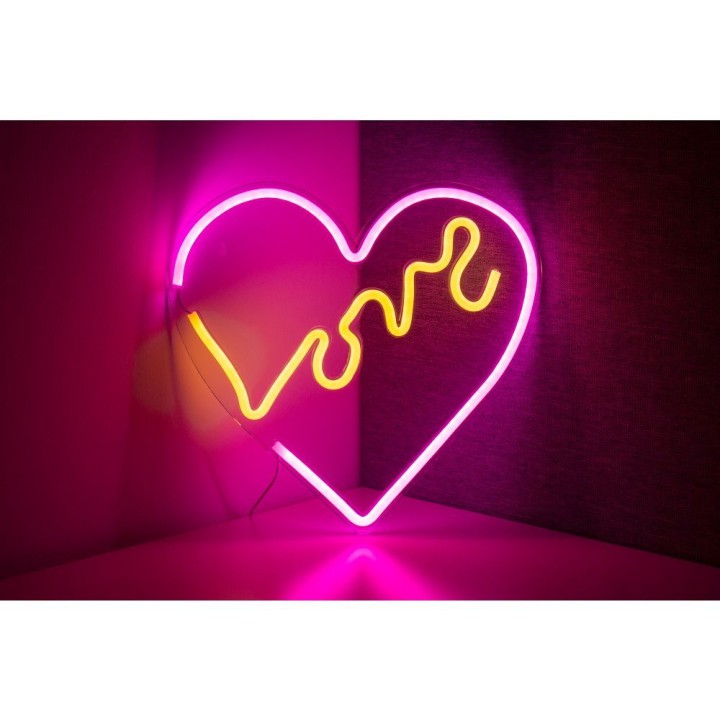НАСТІННА НЕОНОВА ВИВІСКА LED на USB - Love 2 модель