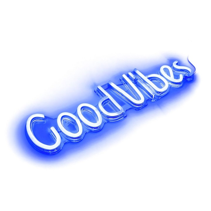 WALL NEON SIGN LED for USB - Good Vibes model