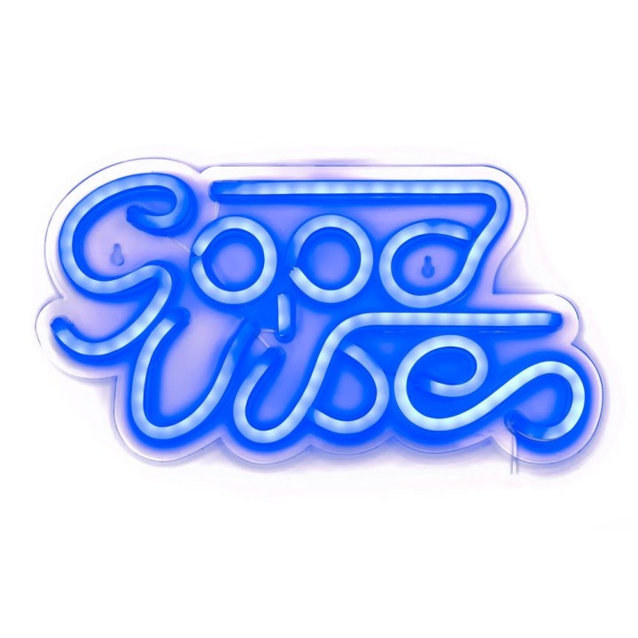 НАСТІННА НЕОНОВА ВИВІСКА LED на USB - Good vibes 2 модель