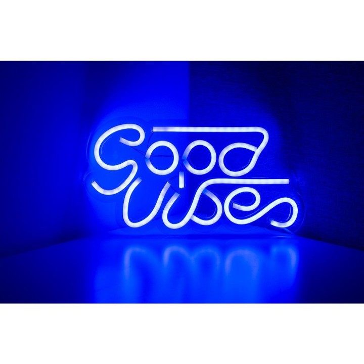 НАСТІННА НЕОНОВА ВИВІСКА LED на USB - Good vibes 2 модель