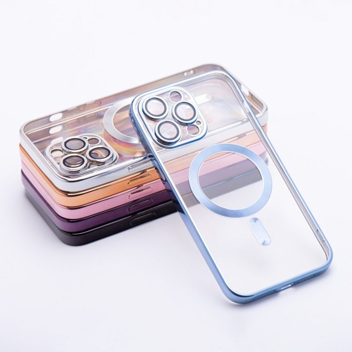 Чохол для iPhone 16 PRO MAX Electro Mag Cover сумісний з MagSafe синій