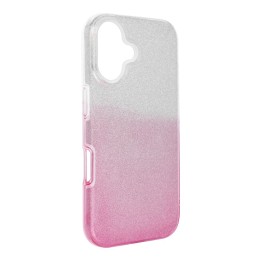 Case for iPhone 16 Shining transparent pink