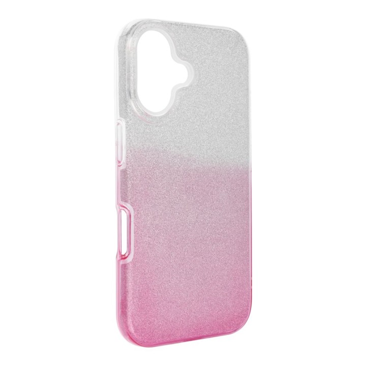 Чохол для iPhone 16 Shining прозорий рожевий