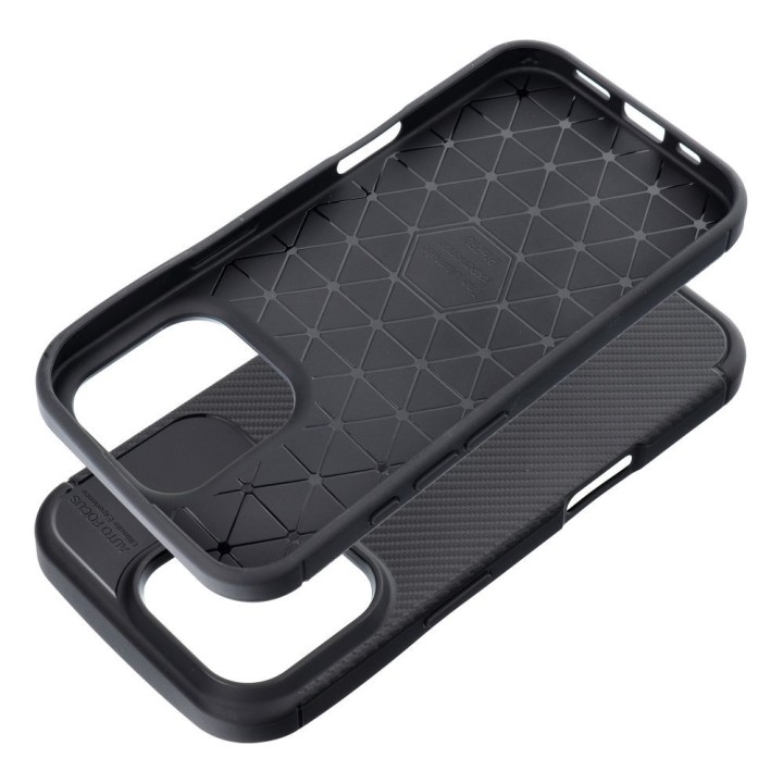 Case for iPhone 16 PRO Carbon Premium black