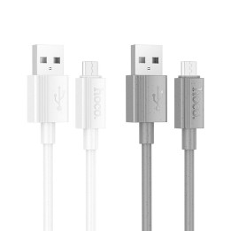 Kabel USB A do Micro USB Hoco 2,4A 1 m X107 biały