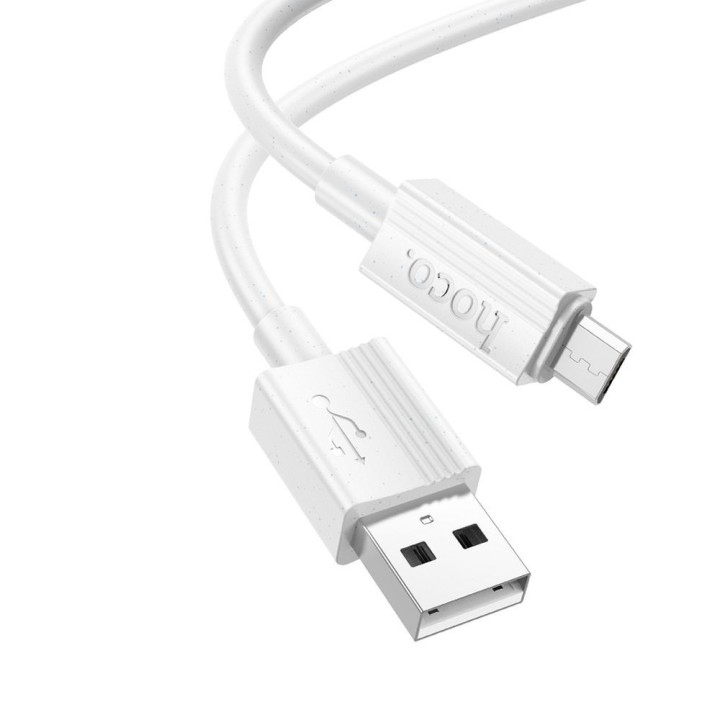 Cable USB A for Micro USB Hoco 2,4A 1 m X107 white
