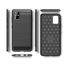 Чехол для Samsung A71 5G Carbon черный